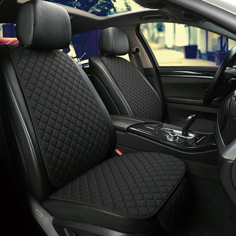 Large flax car seat cover, protector linen, seat cushion protection