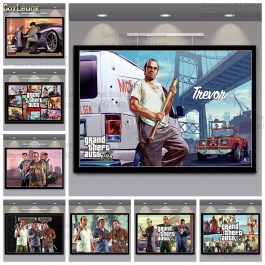 Grand Theft Auto V GTA Wall Art Picture