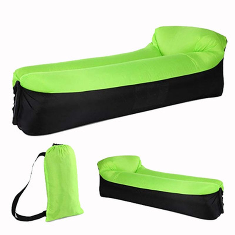 Beach chair, inflatable sofa, fast folding, camping sleeping waterproof.