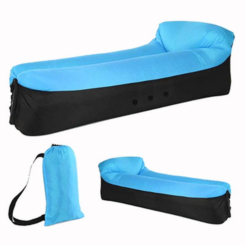 Beach chair, inflatable sofa, fast folding, camping sleeping waterproof.