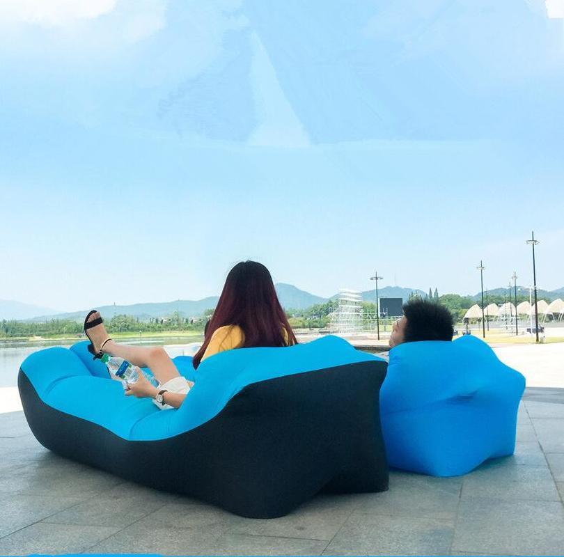 Beach chair, inflatable sofa, fast folding, camping sleeping waterproof.