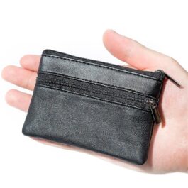 Women Men Coin Wallet, Zipper Money Bags