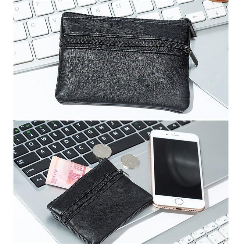 Women men coin wallet, zipper money bags