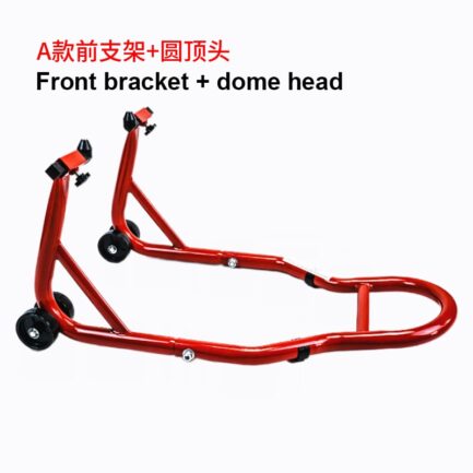 Motorcycle lifting frame front and rear wheel.