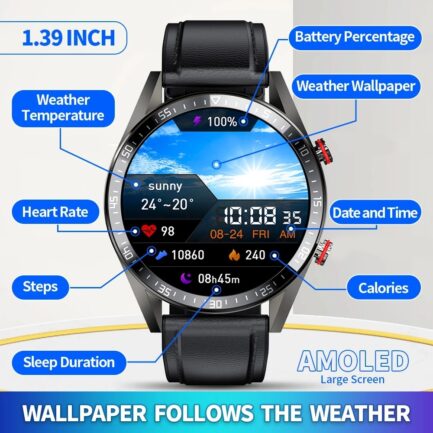 Smart watch 454*454 screen, always display the time