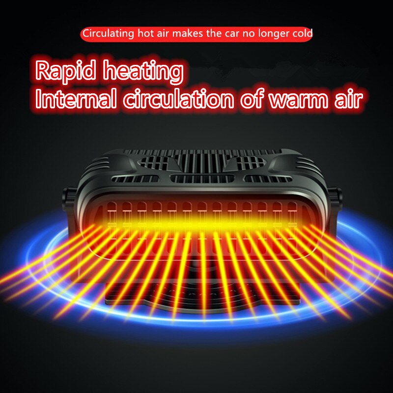Car heater and windshield defrost portable 12v / 24v, fast heating
