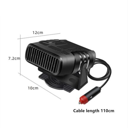 Car heater and windshield defrost portable 12v / 24v, fast heating