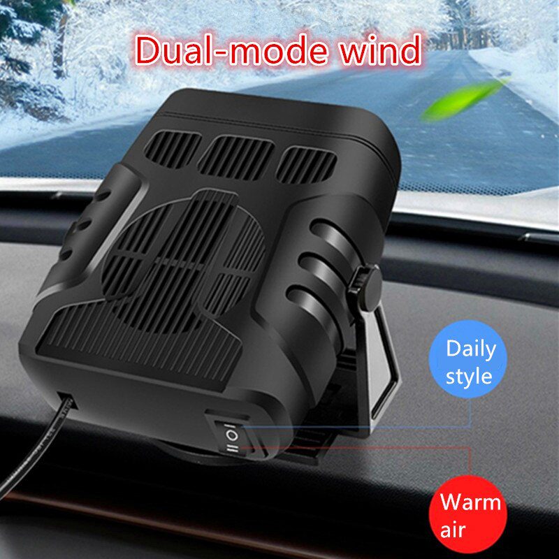 Car heater and windshield defrost portable 12v / 24v, fast heating