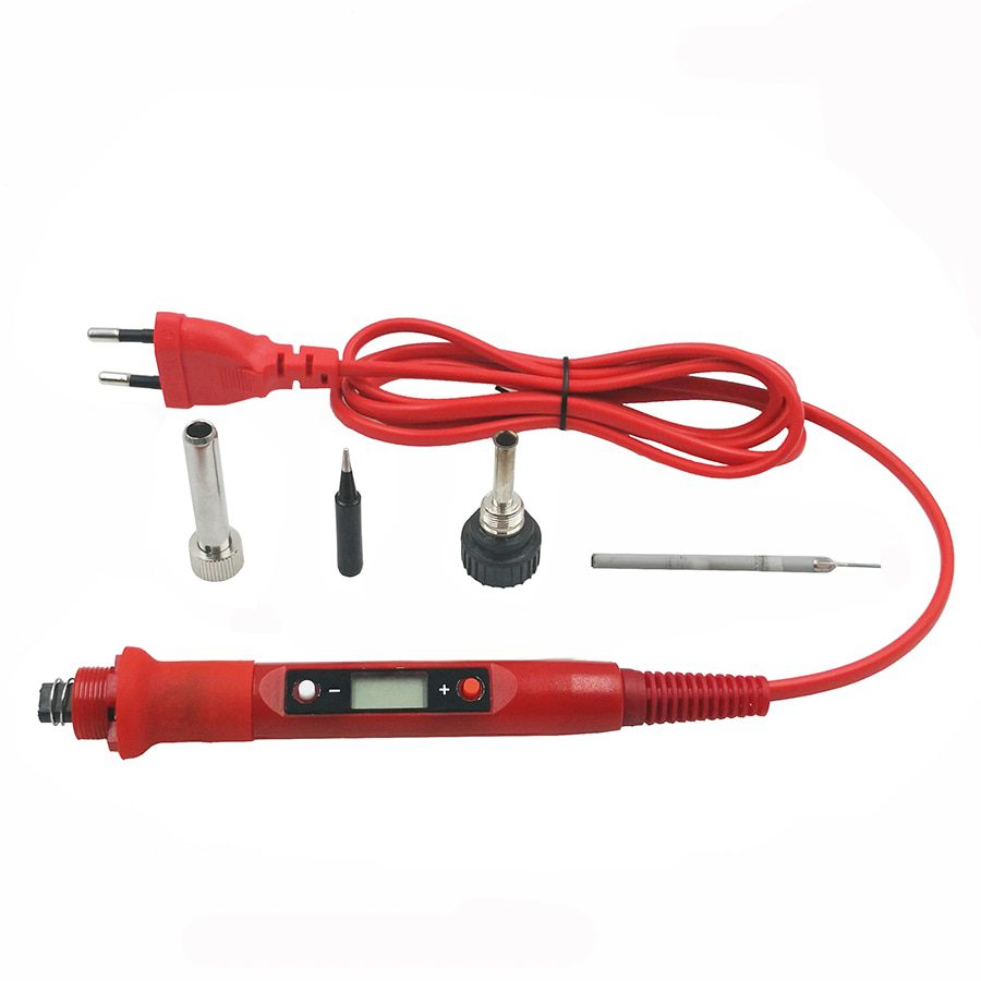 80w digital electric soldering iron kit set, temperature adjustable, 220v 110v