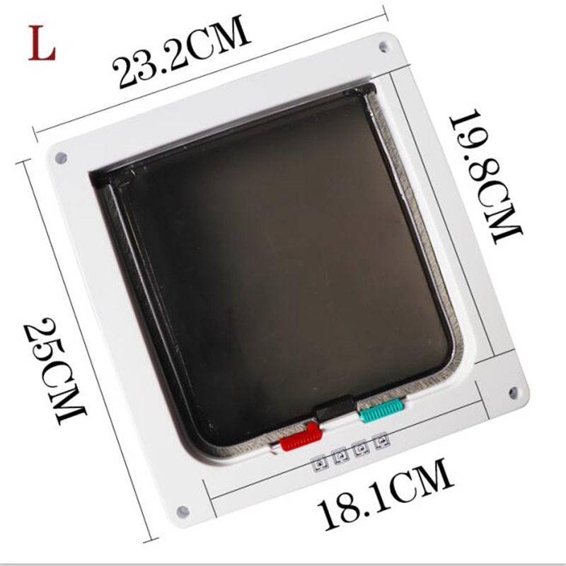 Pet door, lockable and security flap door. s/m/l size