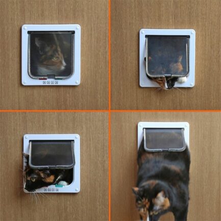 Pet door,  lockable and security flap door. s/m/l  size