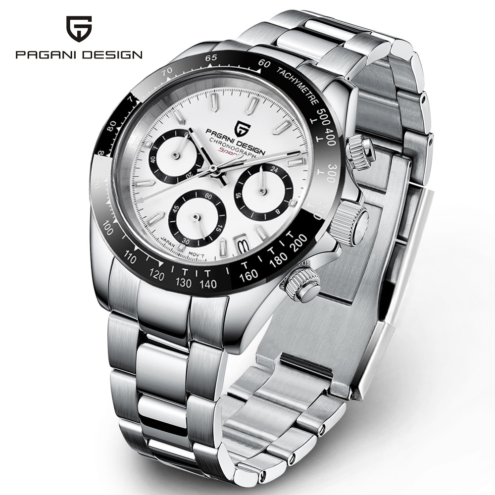 Pagani design top brand. sports quartz watches, sapphire, stainless steel, waterproof.