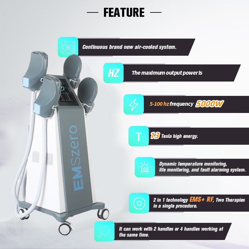 Tesla dls-emslim rf, slimming machine, 5000w.