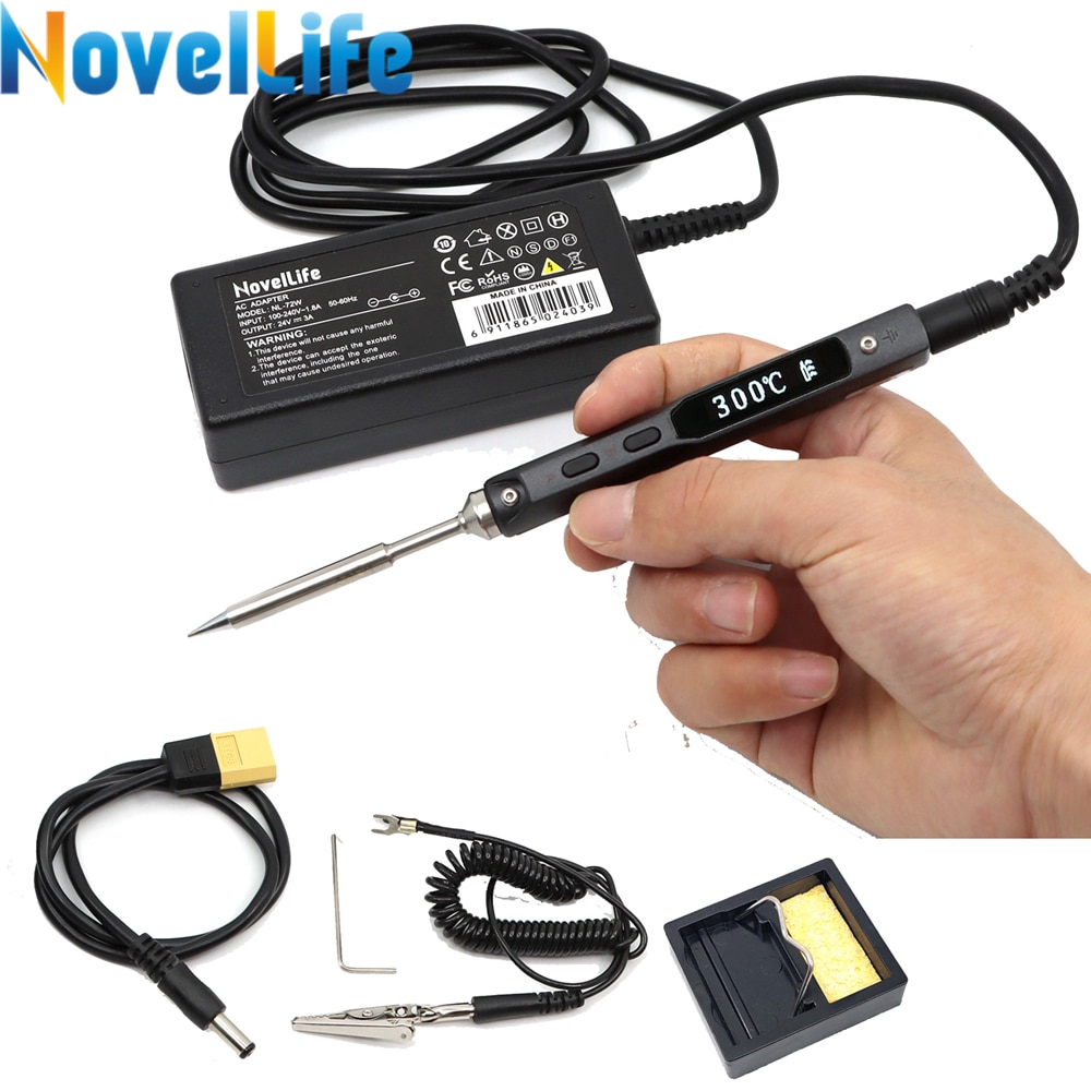 Original ts100 65w, mini electric soldering, adjustable temperature