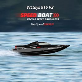 WLtoys WL916 Brushless 2.4Ghz 55KM/H  High Speed Racing RC Boat.