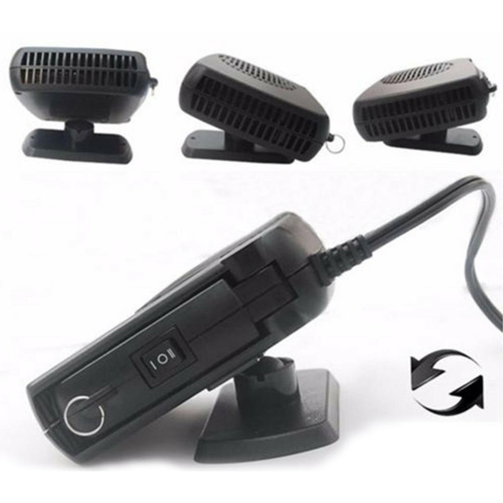 Portable 12v/24v 200w 2 in 1 car ceramic heater fan