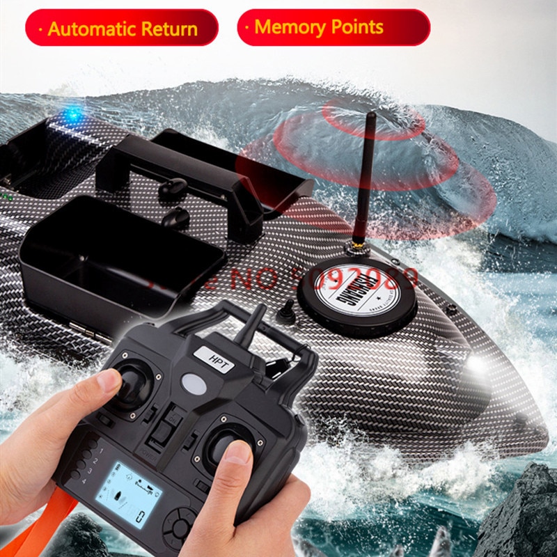 Gps dual position fixed speed cruise rc, fishing bait boat, 2kg, 500m, dual motor, boat fish finder