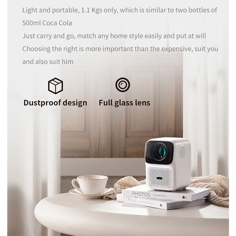 Wanbo t4 projector android 9.0, full hd 4k projector, 1920*1080p 450 , auto focus home and outdoor movie