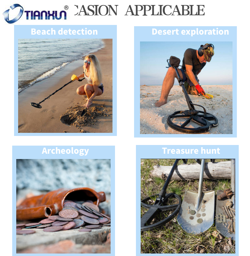 Md-4060 professional and high sensitivity underground metal, gold detectors