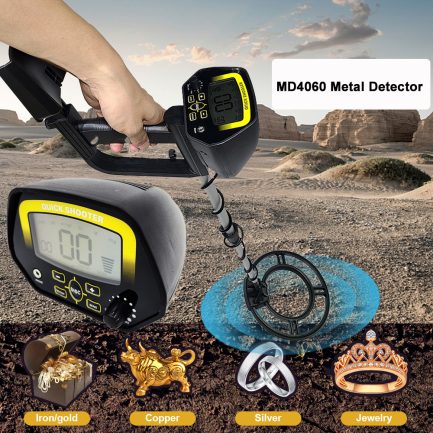 Md-4060 professional and high sensitivity underground metal, gold detectors