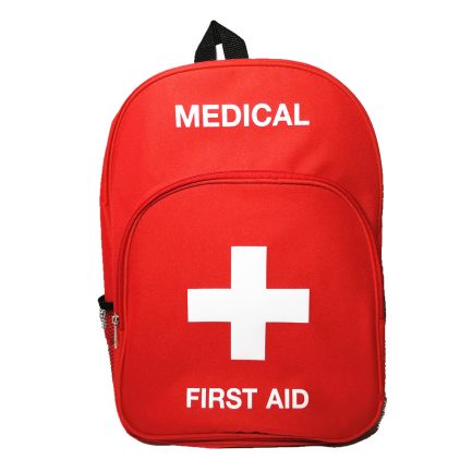 First aid backpack empty medical for camping outdoors
