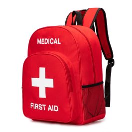 First Aid Backpack Empty Medical for Camping Outdoors