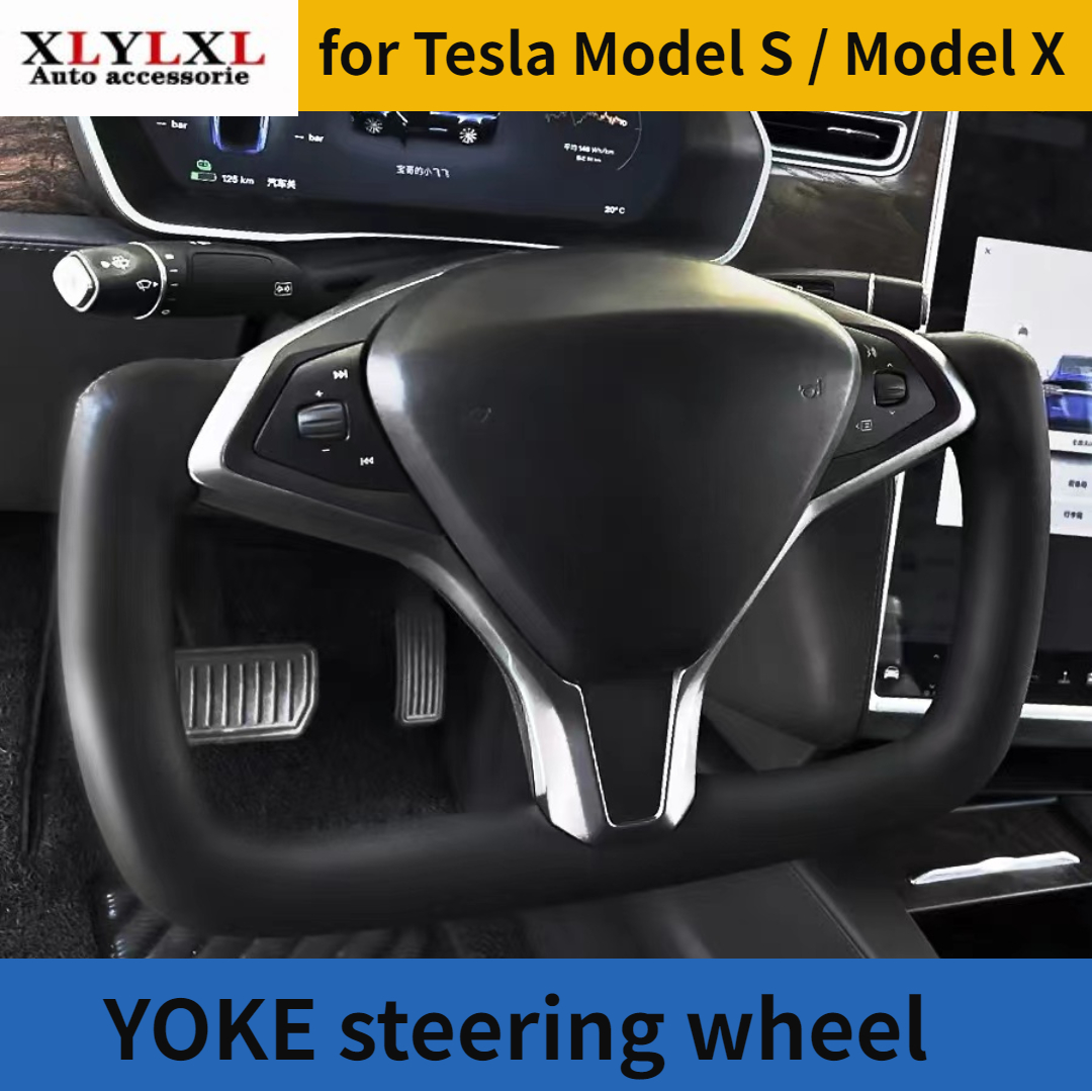 Yoke leather warming steering wheel for tesla model s and x