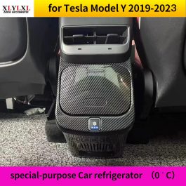 Car refrigerator for Tesla Model Y replace Heating and cooling box 2.5L capacity 2019-2022（0 ˚ C）