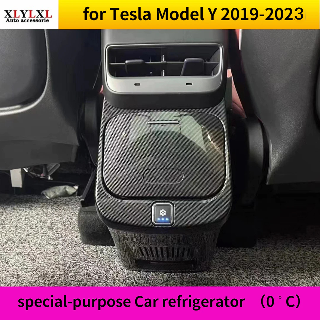 Car refrigerator for tesla model y replace heating and cooling box 2.5l capacity 2019-2022(0 ˚ c)
