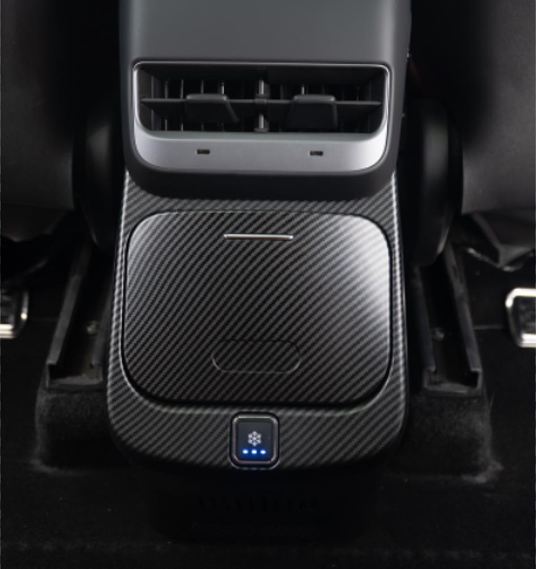 Car refrigerator for tesla model y replace heating and cooling box 2.5l capacity 2019-2022(0 ˚ c)