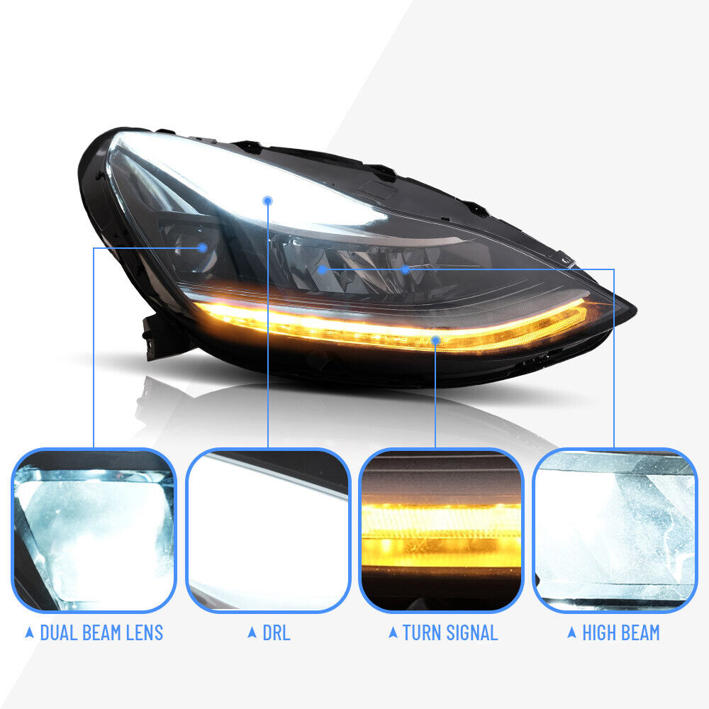 Hight quality headlight led lamp assembly for tesla model 3/y 2020-2023