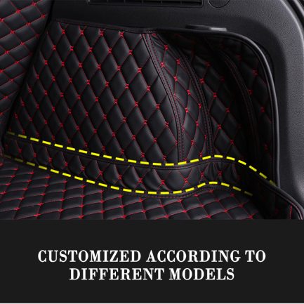 Car trunk leather full coverage for tesla model y s x 3 2016 to 2021 2023