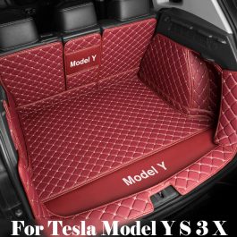 Car Trunk Leather Full Coverage for Tesla Model Y S X 3 2016 to 2021 2023