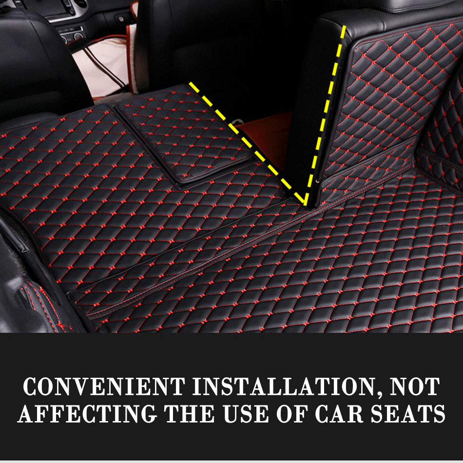 Car trunk leather full coverage for tesla model y s x 3 2016 to 2021 2023