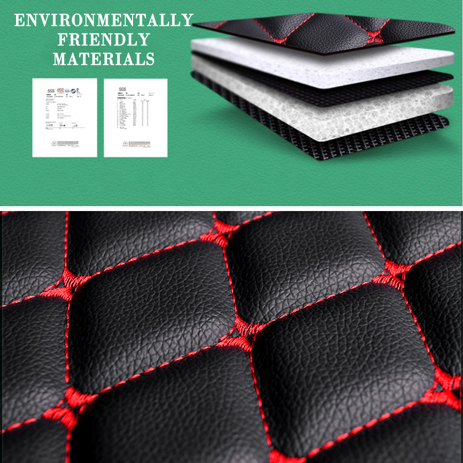 Car trunk leather full coverage for tesla model y s x 3 2016 to 2021 2023