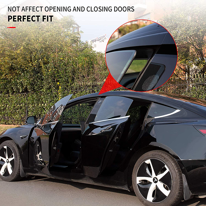 Tesla model 3 y side window deflector rain guards