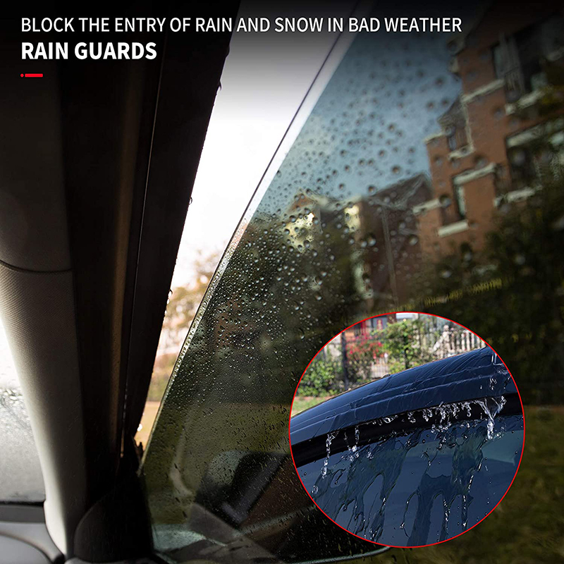 Tesla model 3 y side window deflector rain guards