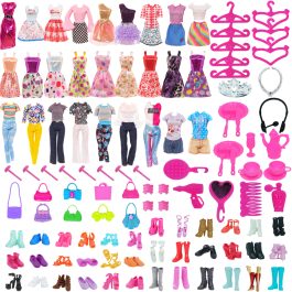 SET of Clothes, Evening Dress and Accessories For 11.5 inch Barbies Doll