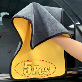Microfiber Cleaning Towel For Car. Soft Drying For Car Motorcycle Washing. 30/40/60cm