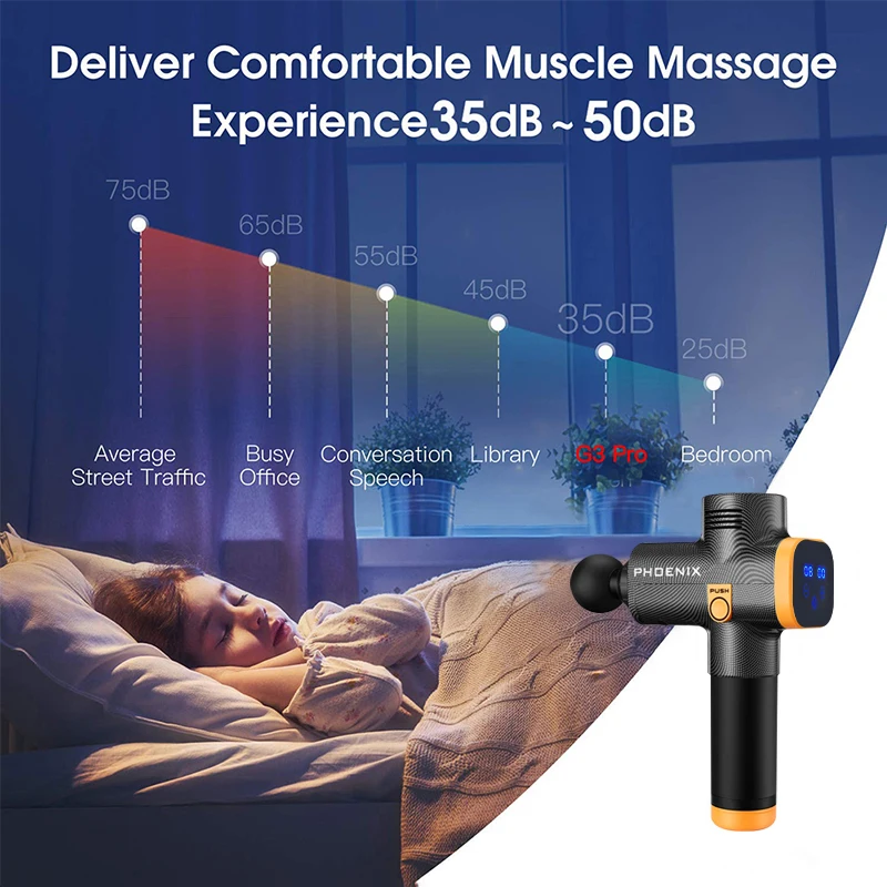 Phoenix a2 massage gun, muscle relaxation, deep tissue pain relief.