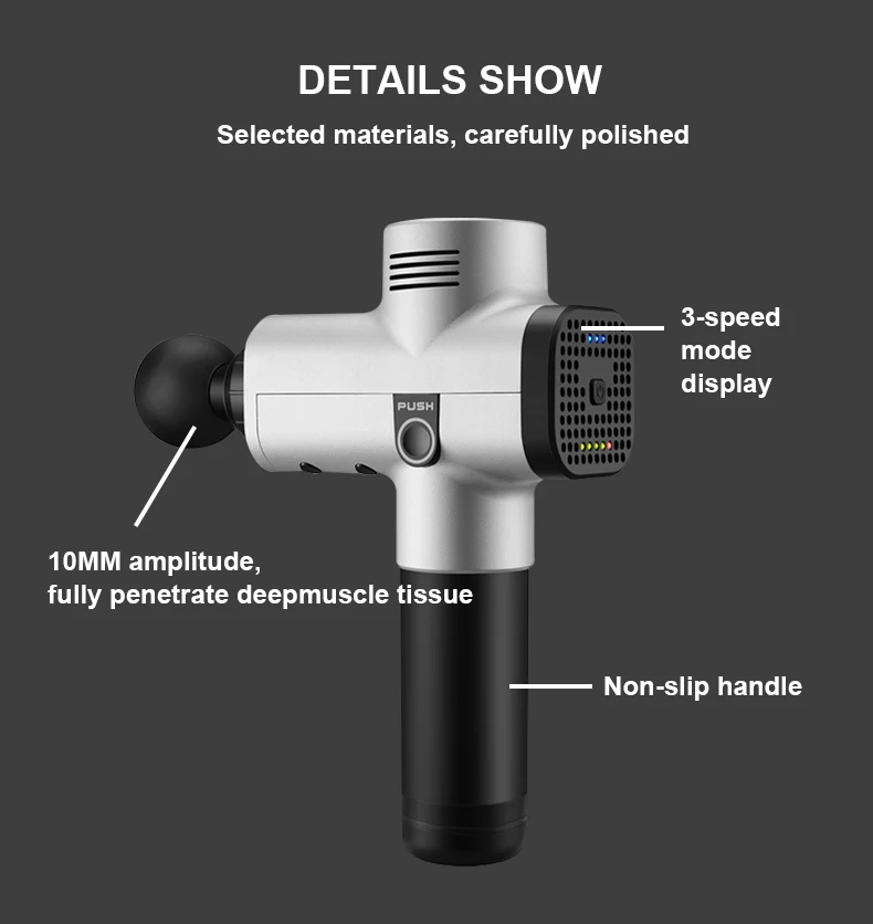 Phoenix a2 massage gun, muscle relaxation, deep tissue pain relief.