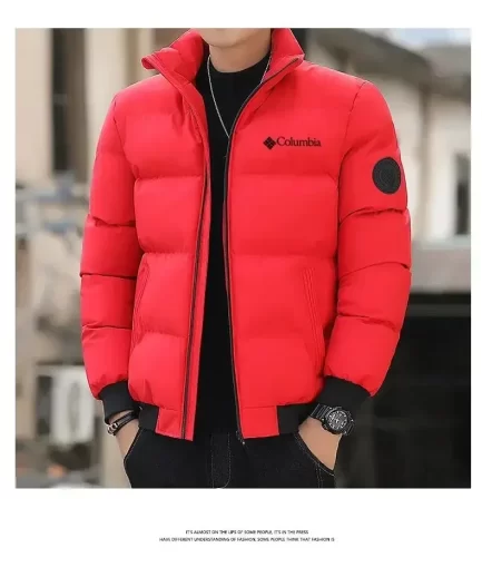 Men's colored parker jacket, columbia fashion, new autumn/winter.