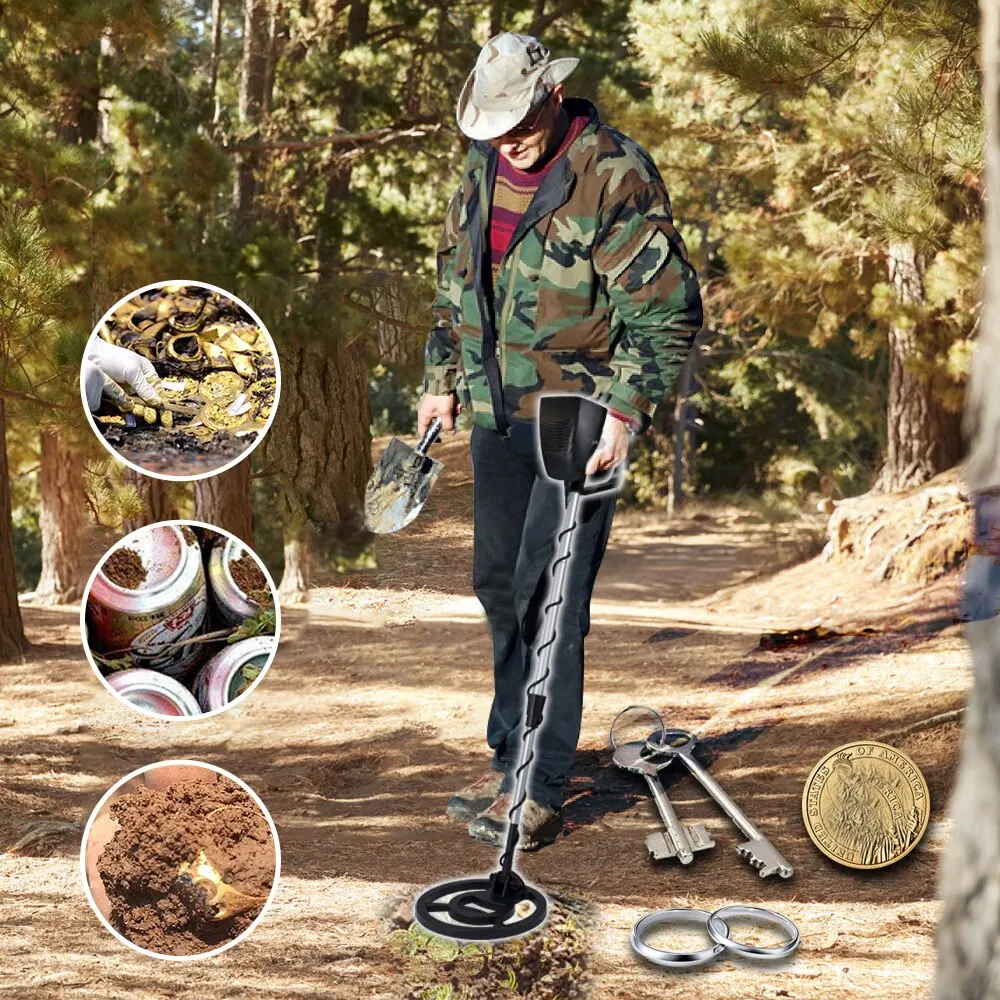 Md-4090: precision gold detection with professional metal detector - waterproof coil for ultimate treasure seeking