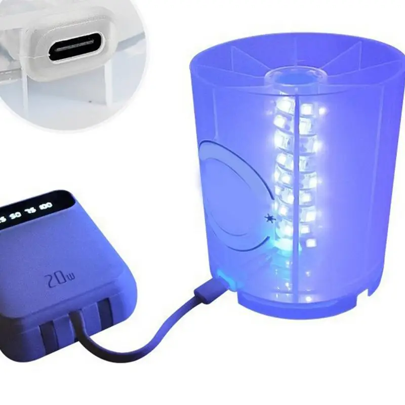 אור UV לדייג עם קופסה USB