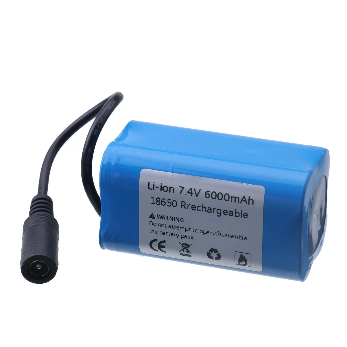 סוללת ליתיום 7.4V 6000mAh לדגמים שונים