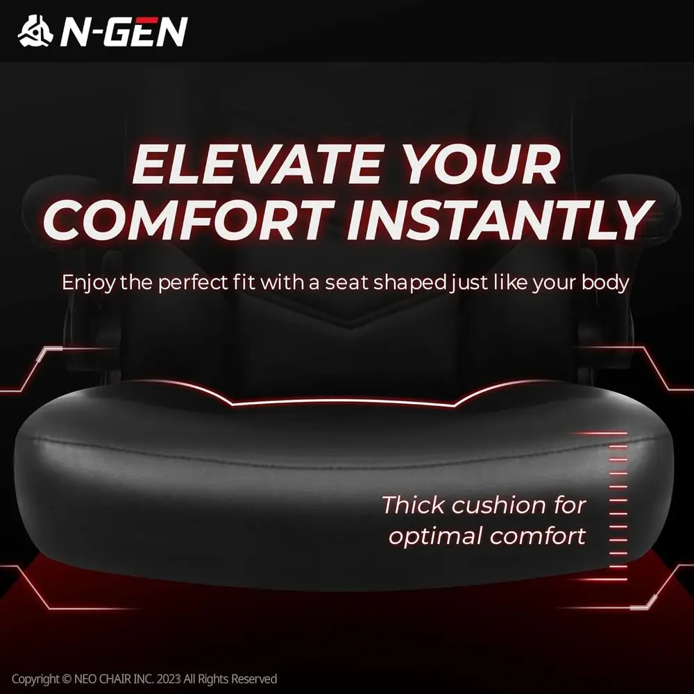 כיסא גיימינג ארגונומי N-GEN