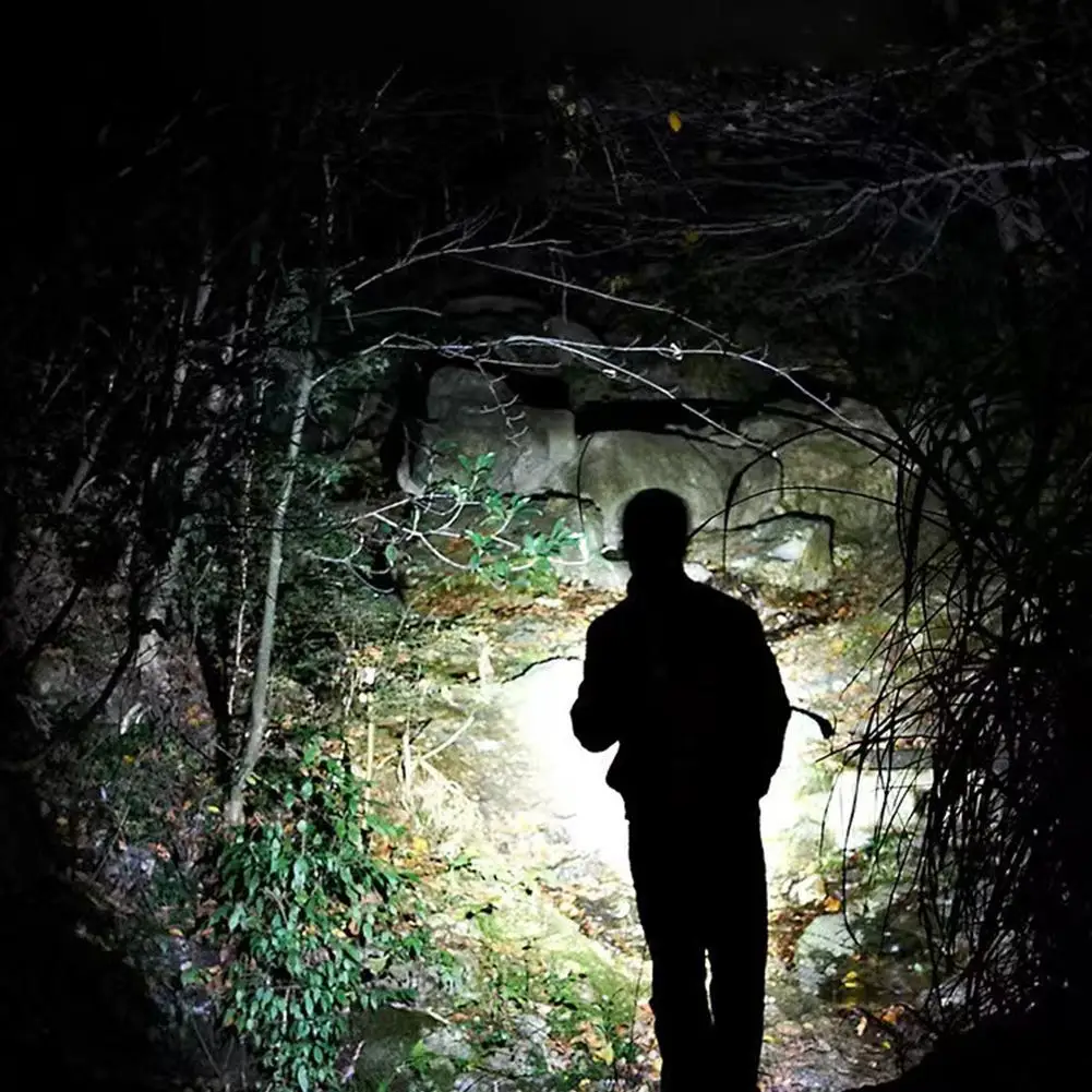 פנס ראש LED עמיד במים לדיג וקמפינג
