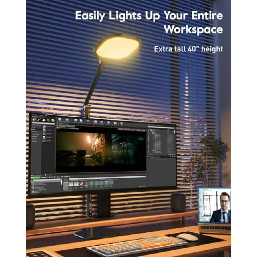 מנורת שולחן LED מתקדמת עם 50 מצבי תאורה