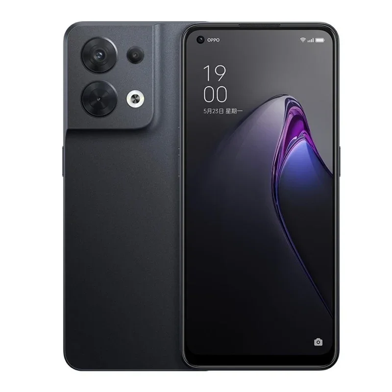 סמארטפון OPPO Reno 8 5G בצבע שחור