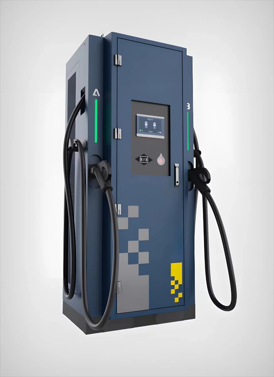 עמוד טעינה חשמלי 80kW עם שני חוטים
